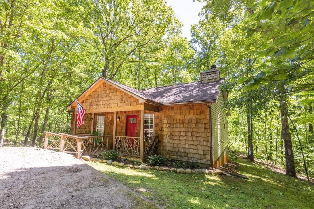 Pet Friendly Luxury Cabin Near Helen With Fire Pit คลีฟแลนด์ ภายนอก รูปภาพ